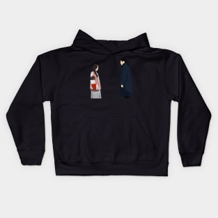 Crash Landing On You Kids Hoodie